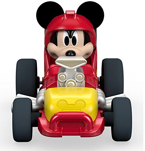 Fisher-Price Disney Mickey and the Roadster Racers - Mickey's Hot Rod Car Toy for Kids Disney Fans, Red, Yellow - Image 2