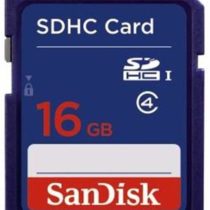 SanDisk 16GB SDHC Memory Card.