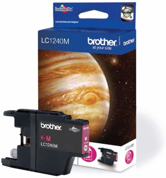 Brother LC-1240M Inkjet Cartridge, Magenta, Single Pack, High Yield, Includes 1 x Inkjet Cartridge, Brother Genuine Supplies
