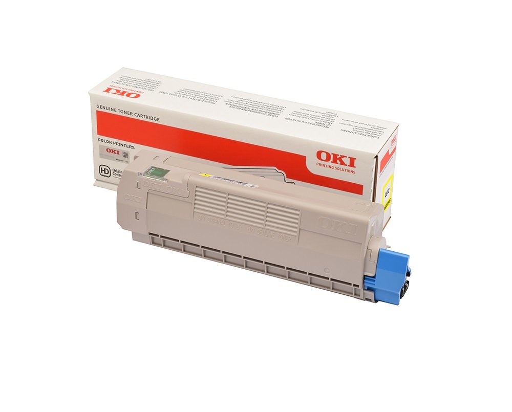 OKI 46507505 Toner Cartridge - Yellow, Standard