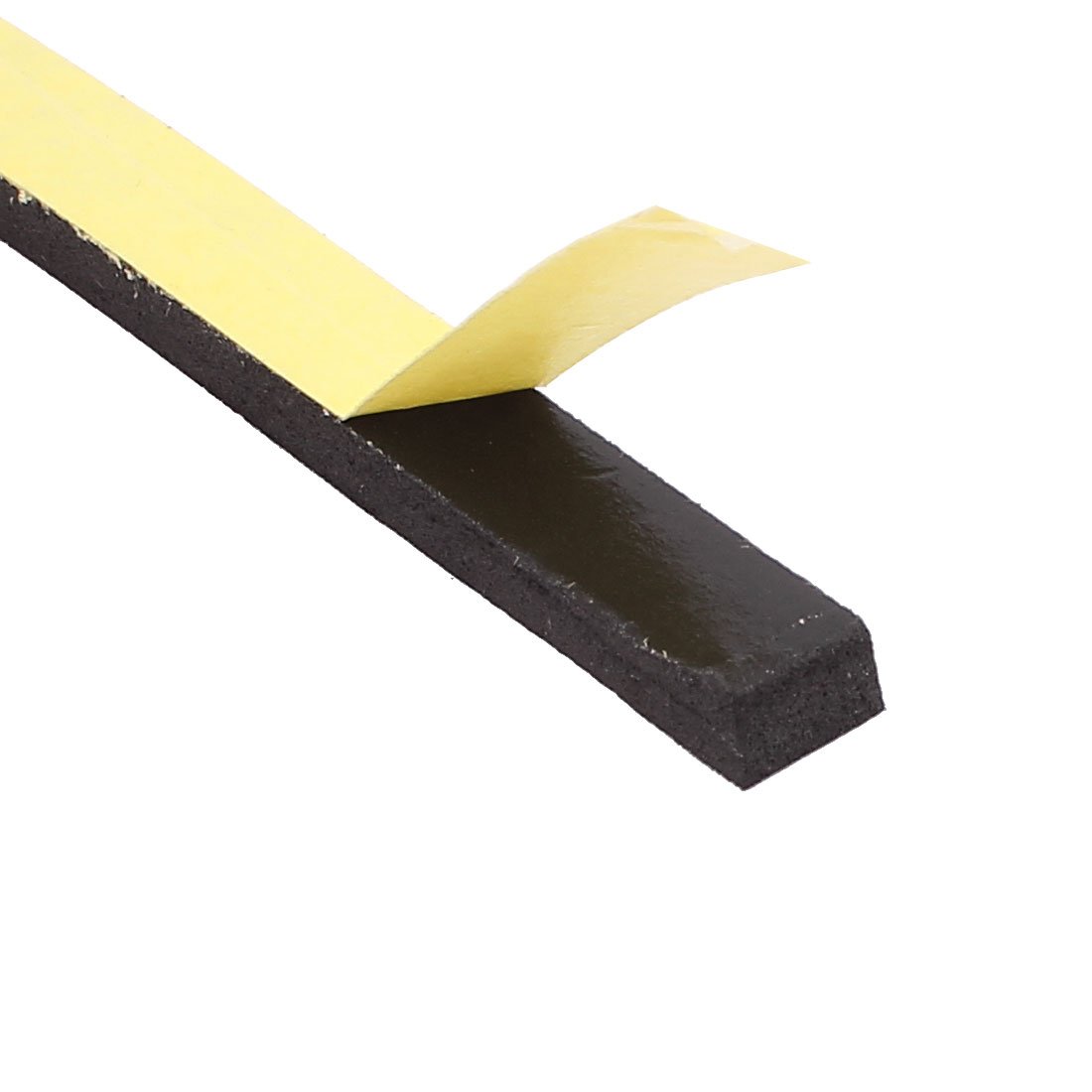 Sourcingmap 1.2CM Width 3 Meters Long 4MM Thick Single Sided Sealing Shockproof Sponge Tape, Yellow,black, 1.2 x 15cm - Image 3