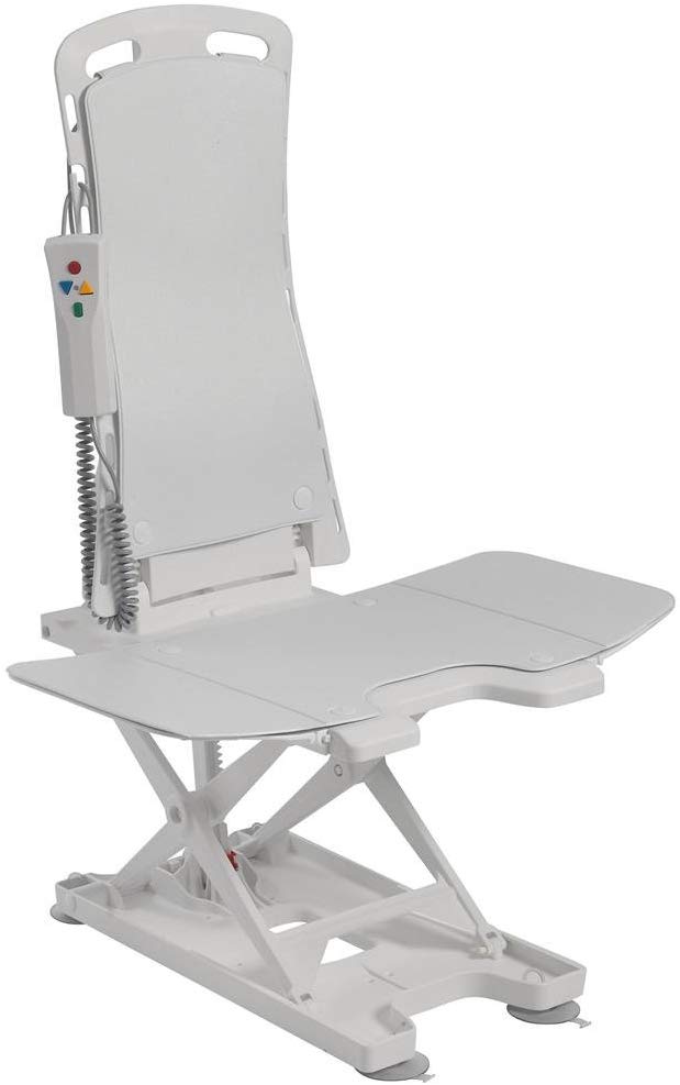 Drive Devilbiss Bellavita Lightweight Reclining Bath Lift with White Covers
