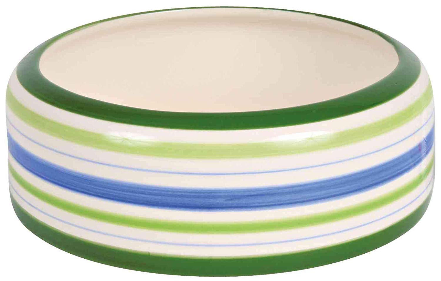 Trixie 60807 Ceramic Rabbit Bowl, Blue,Green, 500 ml, Diameter 16 cm, 500 ml/ø 16 cm