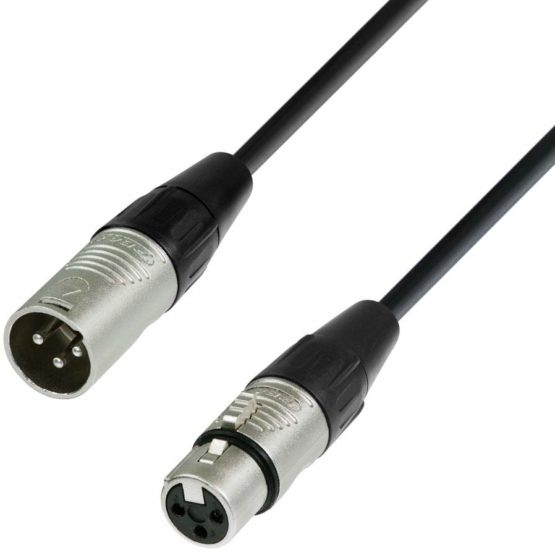 Adam Hall 4 Star Series 1.5m Rean XLR Female to XLR Male Microphone Cable