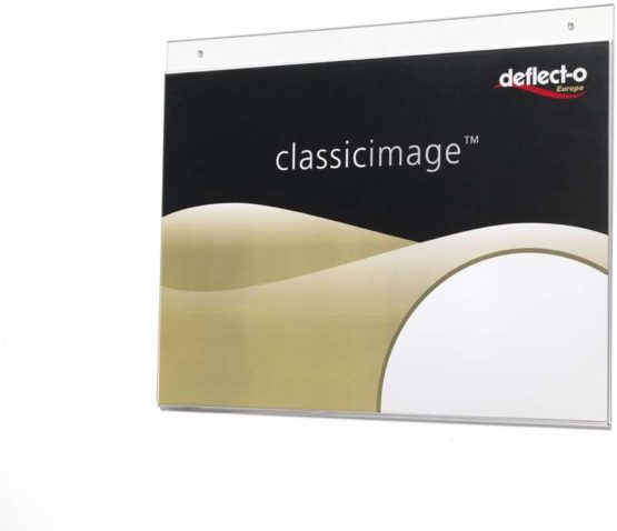 Deflecto 702338 A3 Wall Sign Holder,42.4 x 33.2 x 1.7 cm, Clear