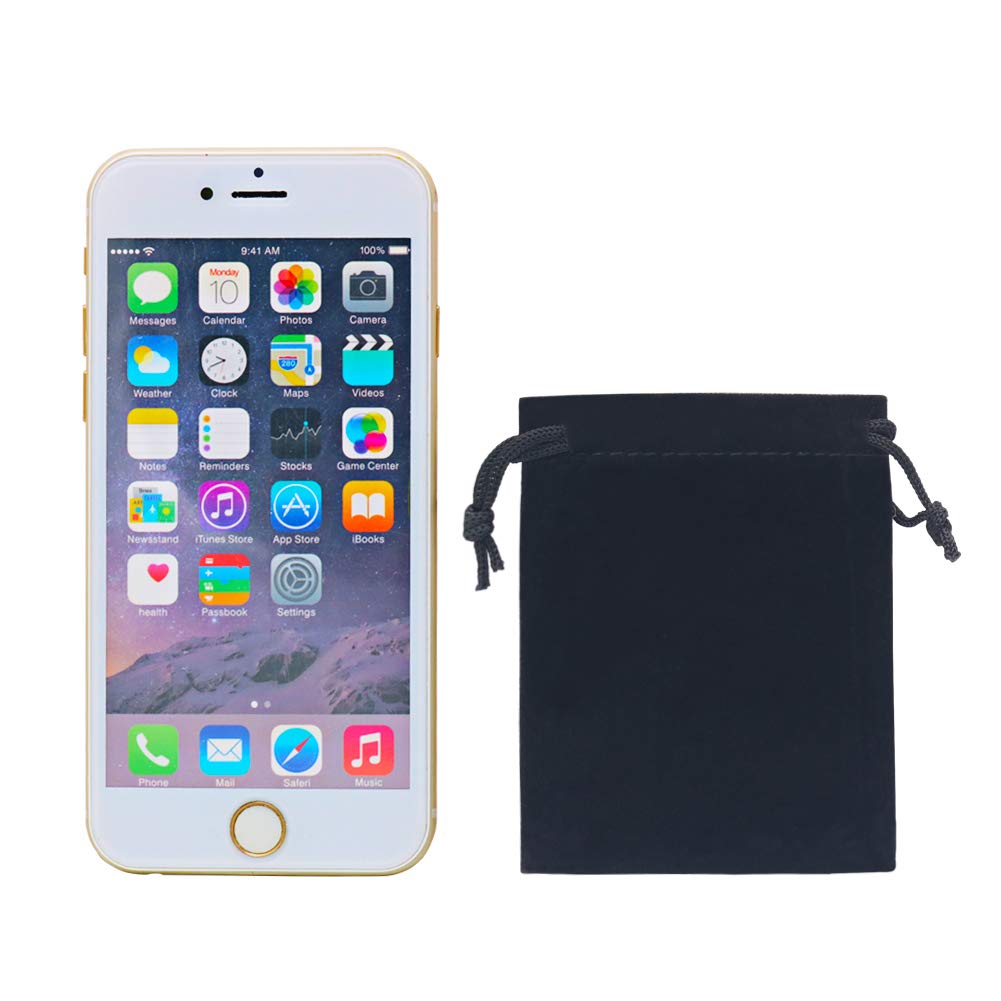 Shintop 10pcs Velvet Drawstring Bags, 8x10cm Velvet Pouches for Jewelry Gift Packaging (Black), 10pcs,Black - Image 3