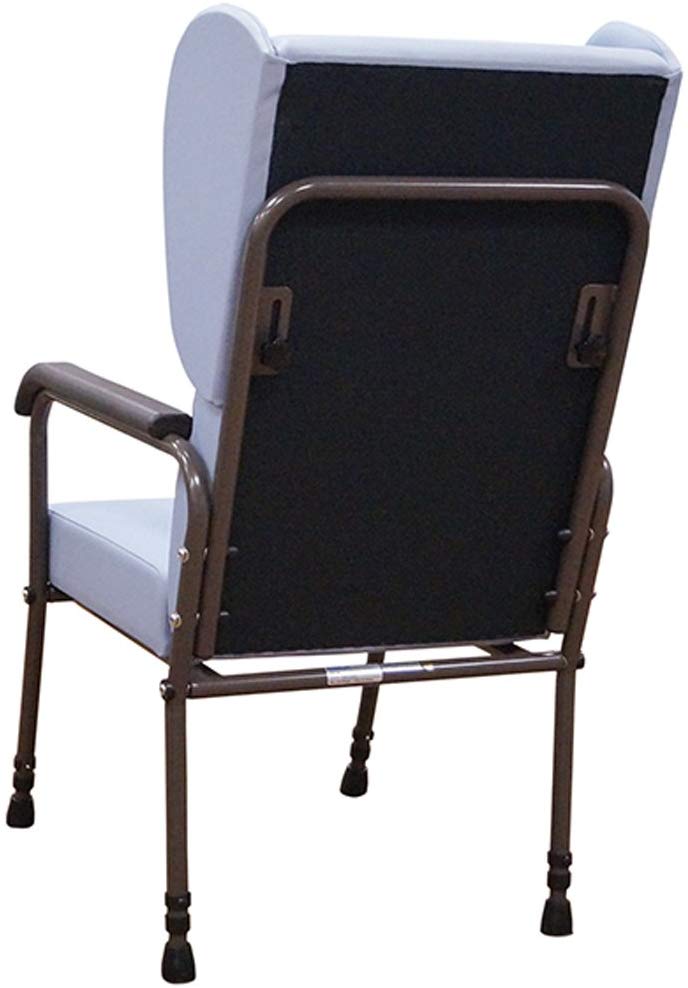 Aidapt Chesterfield Orthopaedic High Back Seat Chair With Adjustment for Leg and Back Height Easy Wipe Clean Material. For Use by Elderly Users With Limited Mobility In Living Rooms and Bedrooms - Image 3