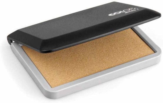 COLOP Micro 1 Stamp Pad - Dry/Uninked | 109637 | Rubber Stamp Pad 90x50mm | Ink Pad for Traditional Stamps