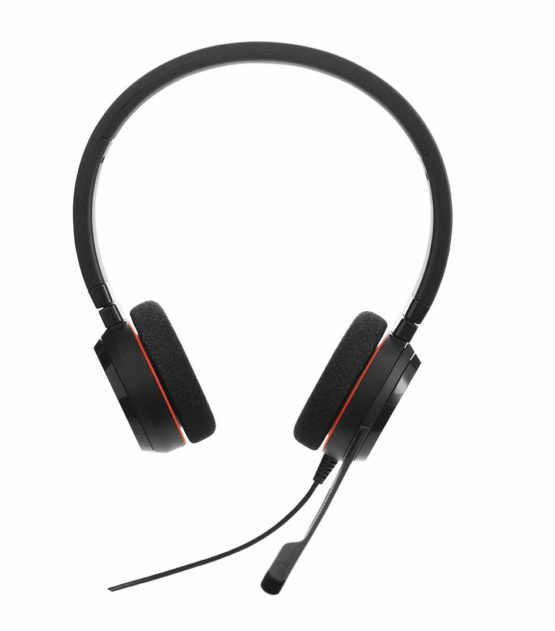 Jabra Evolve 20 Stereo Headset - Wired Headphones for VoIP Softphone with Passive Noise Cancellation - USB-Cable with Controller - Black - Image 4