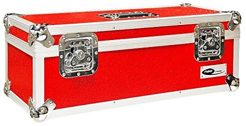 Neo Media 7-Inch 300 LP DJ Storage Box - Red