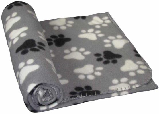 Nobbys "Pippa" Premium Fleece Pet Blanket, Grey, 100 x 150 cm - Image 2