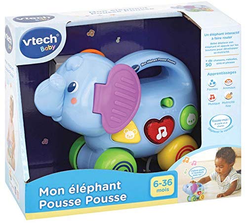VTech 80-513605 Baby Toy with Elephant Design - Multi-Coloured - French Version - Image 3