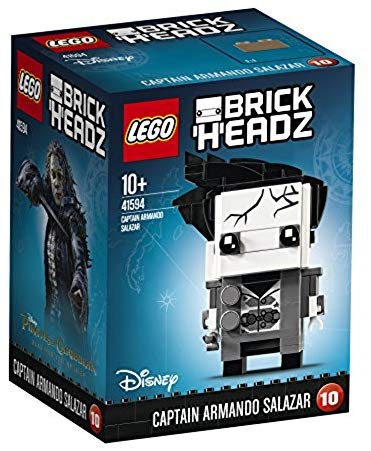 LEGO UK 41594 Brickheadz Captain Armando Salazar, Mehrfarbig, Small