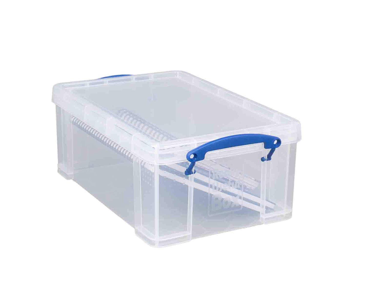Really Useful 9 Litre Clear Plastic Storage Box, Multi-color, 1 - Image 2