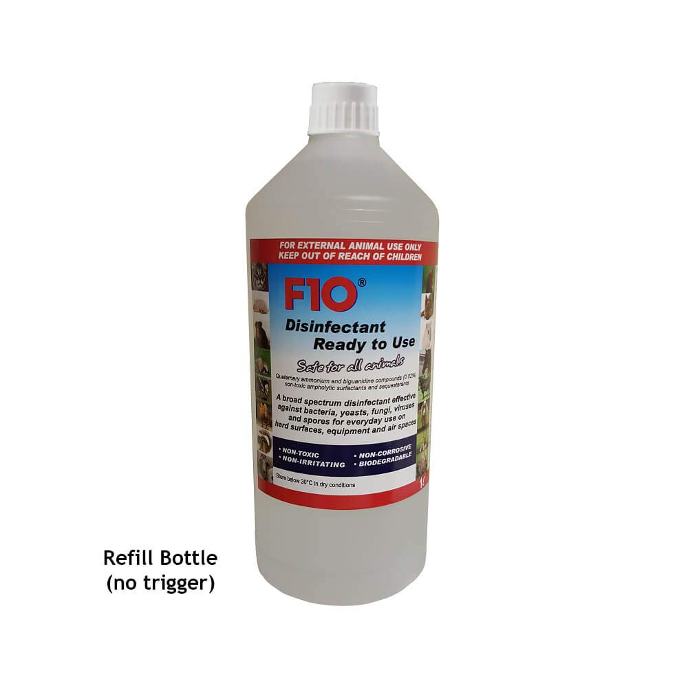 F10 Ready To Use Disinfectant 1 Litre Refill, 1 l (Pack of 1)
