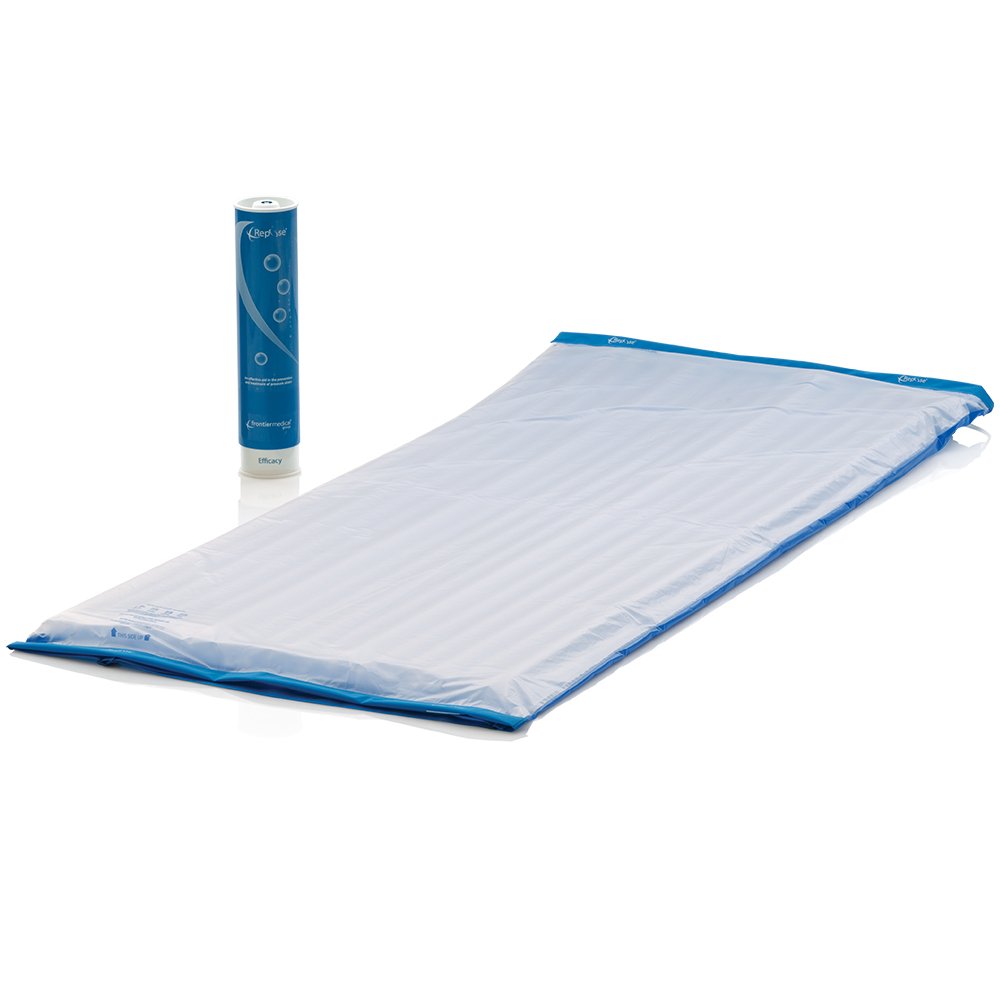 Repose, Pressure Relieving Single Mattress Overlay and Manual Pump, Inflatable Pressure Single Mattress