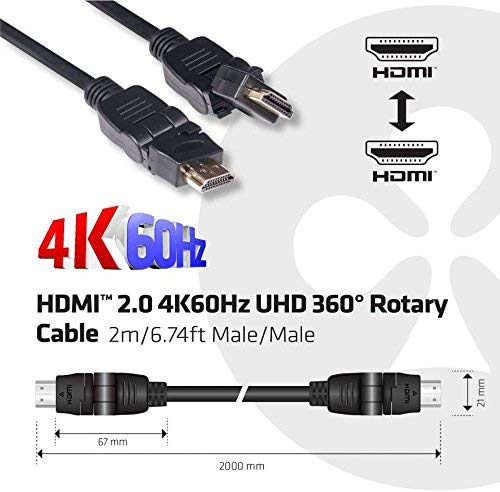 Club 3D Premium High Speed HDMI 2.0, Black - Image 4