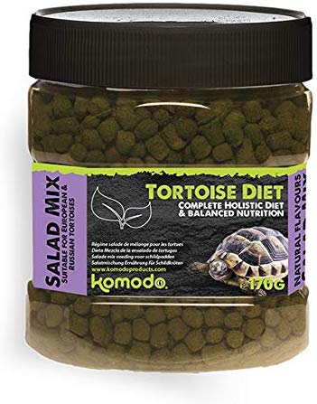 Komodo Complete Holistic Tortoise Diet, Salad Mix 170 g tub, May Vary, 170 g (Pack of 1)