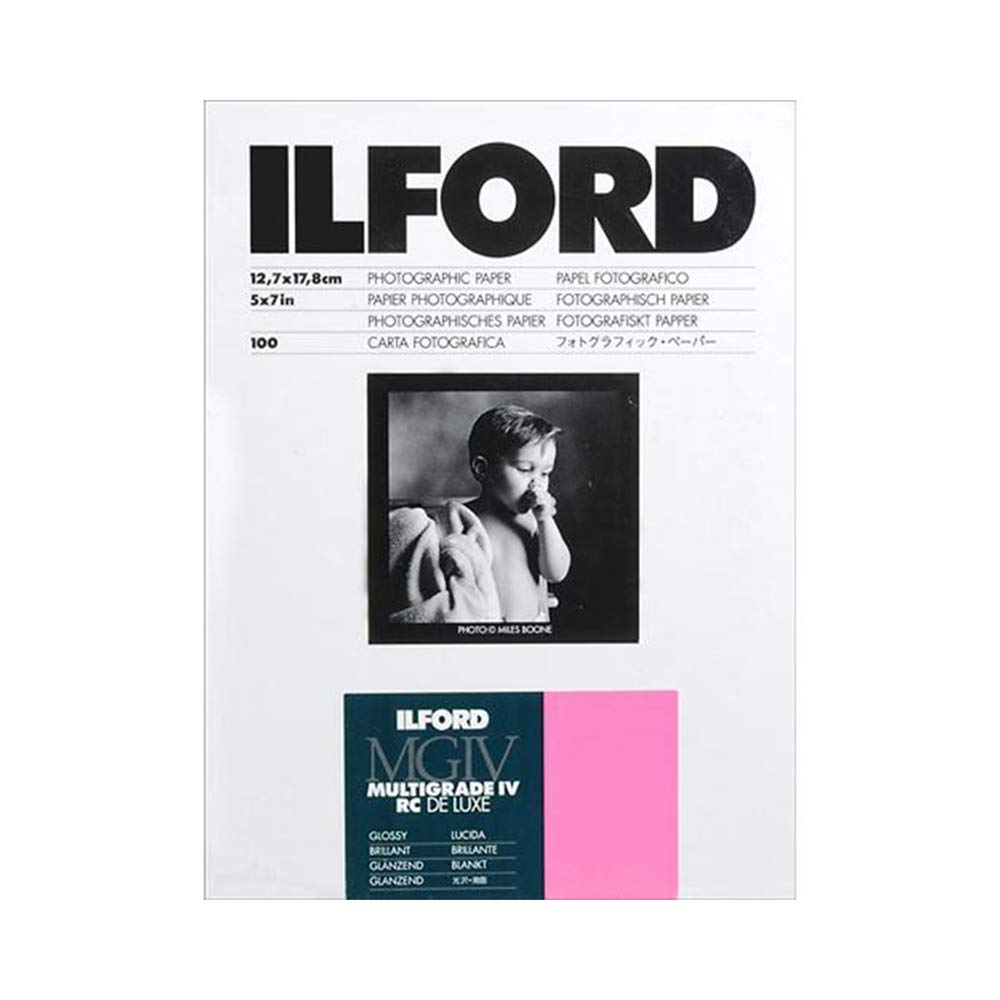 Ilford Multigrade IV RC Deluxe 5" x 7" 100 Sheets Glossy Paper, White, 5 x 7 - Image 2
