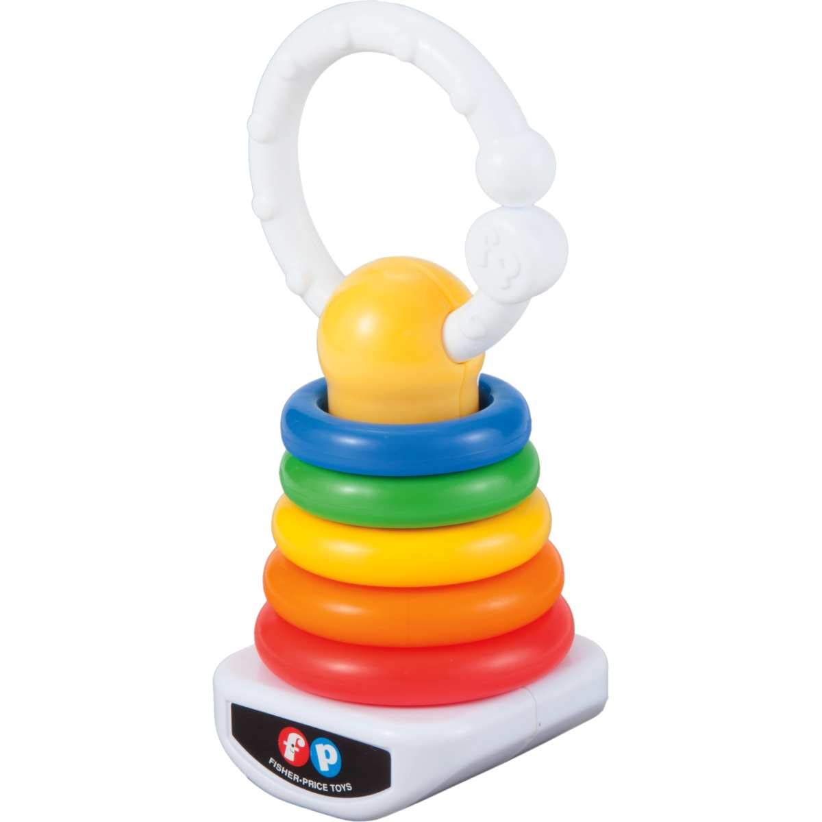 Mattel Fisher-Price DFR09 Colour Ring Rattle, Multicoloured