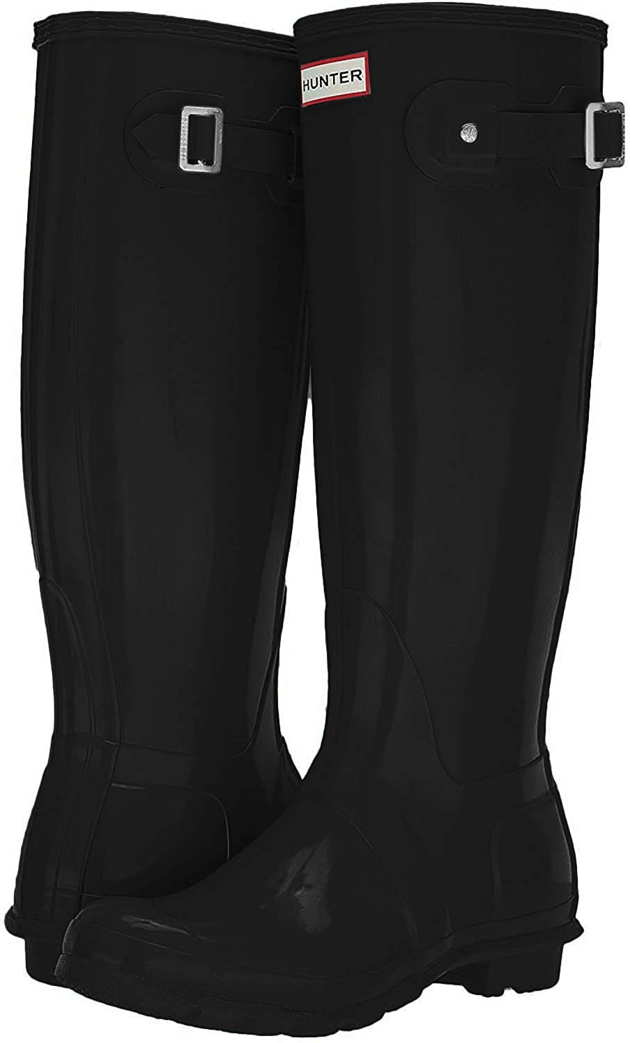 Hunter Women High Wellington Boots, Black (Black), 39 EU (6 UK), Black Black Blk