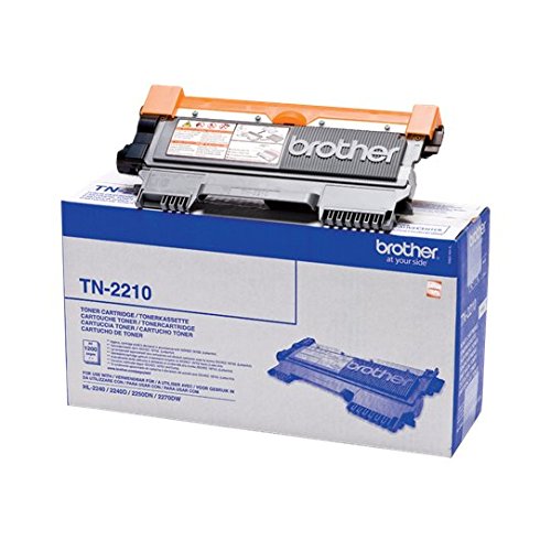 Brother TN2210 Toner, Black, Standard Yield
