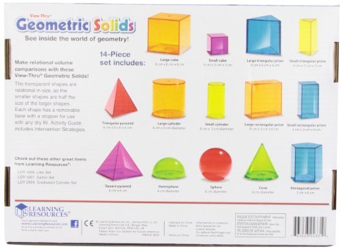 Learning Resources - View Thru Geometric Solids - Image 3