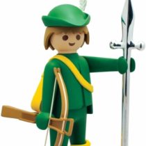 Plastoy PPLM-266 Arquero Vintage Playmobil Archer Figure, Multicoloured