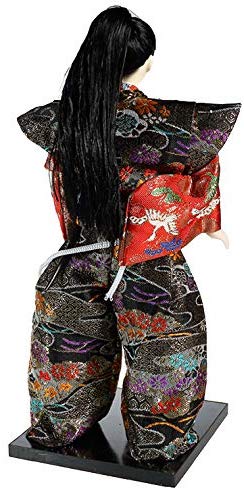 lachineuse, Japanese Samurai Kimono Doll, Traditional Asian Doll 30cm, Japanese Decoration Living Room, Geisha Figurine - Image 3