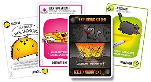 Exploding Kittens, Basic Game, Party Game, Card Game, 2-5 Players, from 7+ Years, 15+ Minutes, German, Multicoloured, 1. Grundspiel - Image 2
