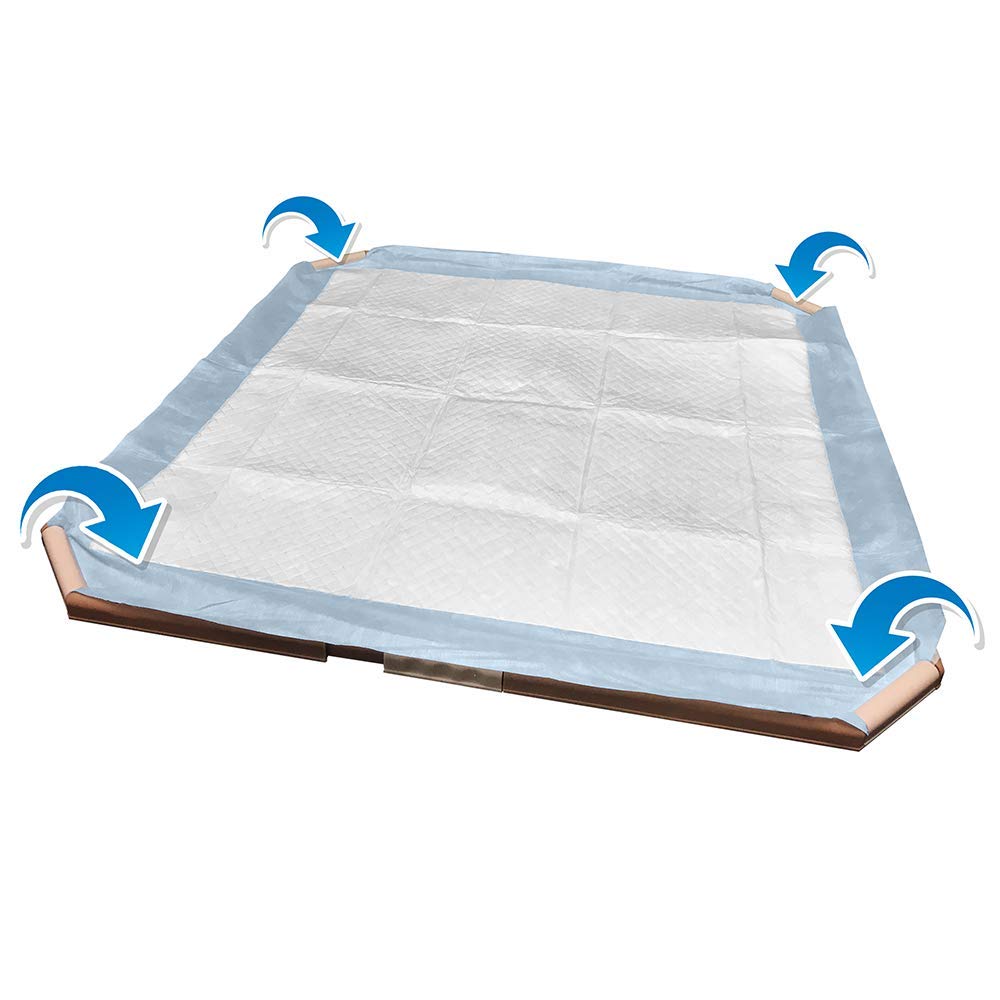 OUT! Dog Pad Holder, dusky pink/brown, 21 x 21 inches - Image 2