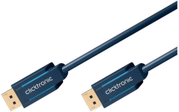 Clicktronic 70715 Casual Display Port Cable, 10m Length, Clear, 10.00 m - Image 3