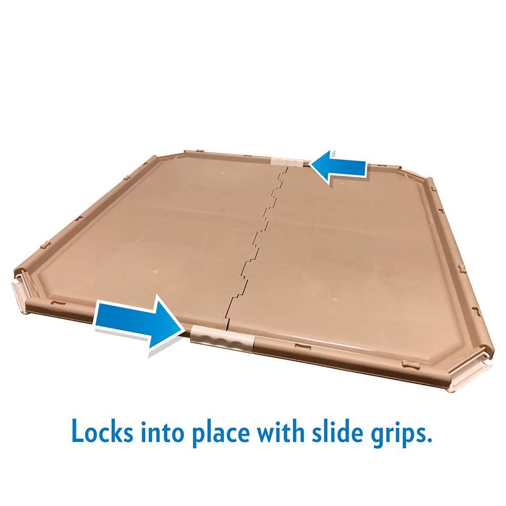 OUT! Dog Pad Holder, dusky pink/brown, 21 x 21 inches - Image 4