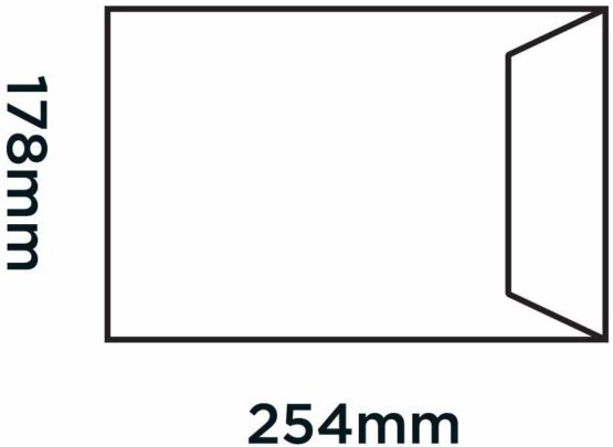 Blake Purely Everyday 254 x 178 mm 115 gsm Pocket Peel & Seal Envelopes (14886PS) Manilla - Pack of 500 - Image 2
