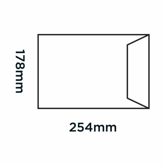 Blake Purely Everyday 254 x 178 mm 115 gsm Pocket Self Seal Envelopes (13886) Manilla - Pack of 250 - Image 2