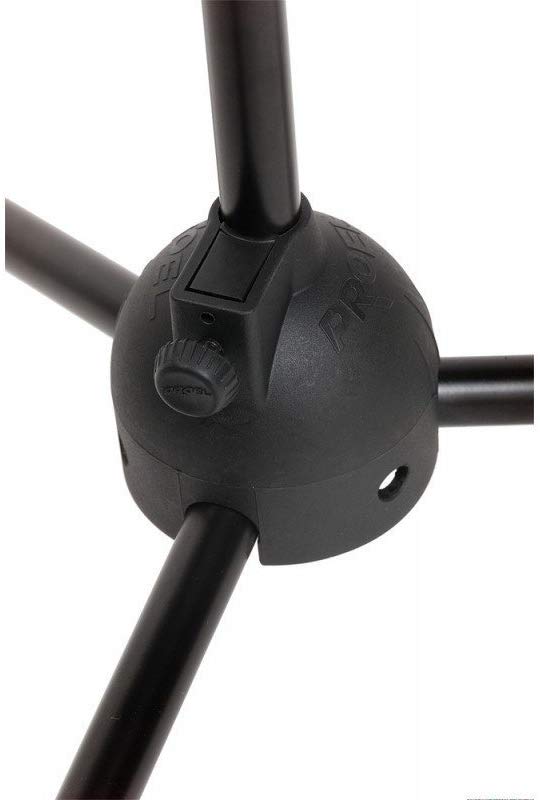 Proel RSM180 Microphone stand with boom, tripod nylon base, Matt Black - Image 2