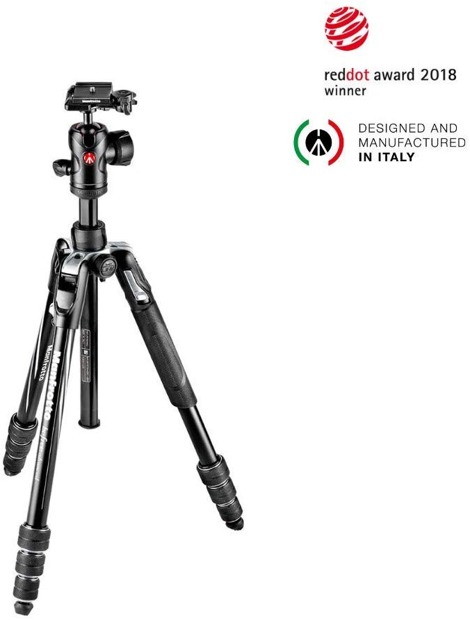 Manfrotto Befree Advanced Camera Tripod Kit with Twist Closure, Travel Tripod Kit with Ball Head, Portable and Compact - Image 2