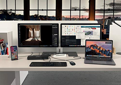 i-tec Thunderbolt 3 2x4K Docking Station 2x TB3 port 5x USB 3.0 incl. 1x Fast Charge 1x GLAN 1x Audio/Mic 1x SD for MacOS Windows incl. 70cm Thunderbolt 3 Cable/POWER DELIVERY 85W - Image 3