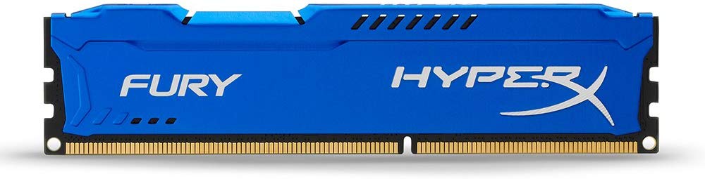 HyperX HX316C10FW / 8 Fury White 8GB 1600MHz DDR3 CL10 240-pin UDIMM, Blue, 4GB Kit - Image 3