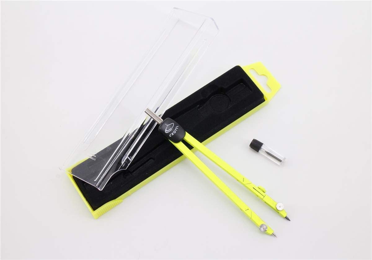 Technical Double Joint Compass with Lead – Neon Yellow. – BigaMart