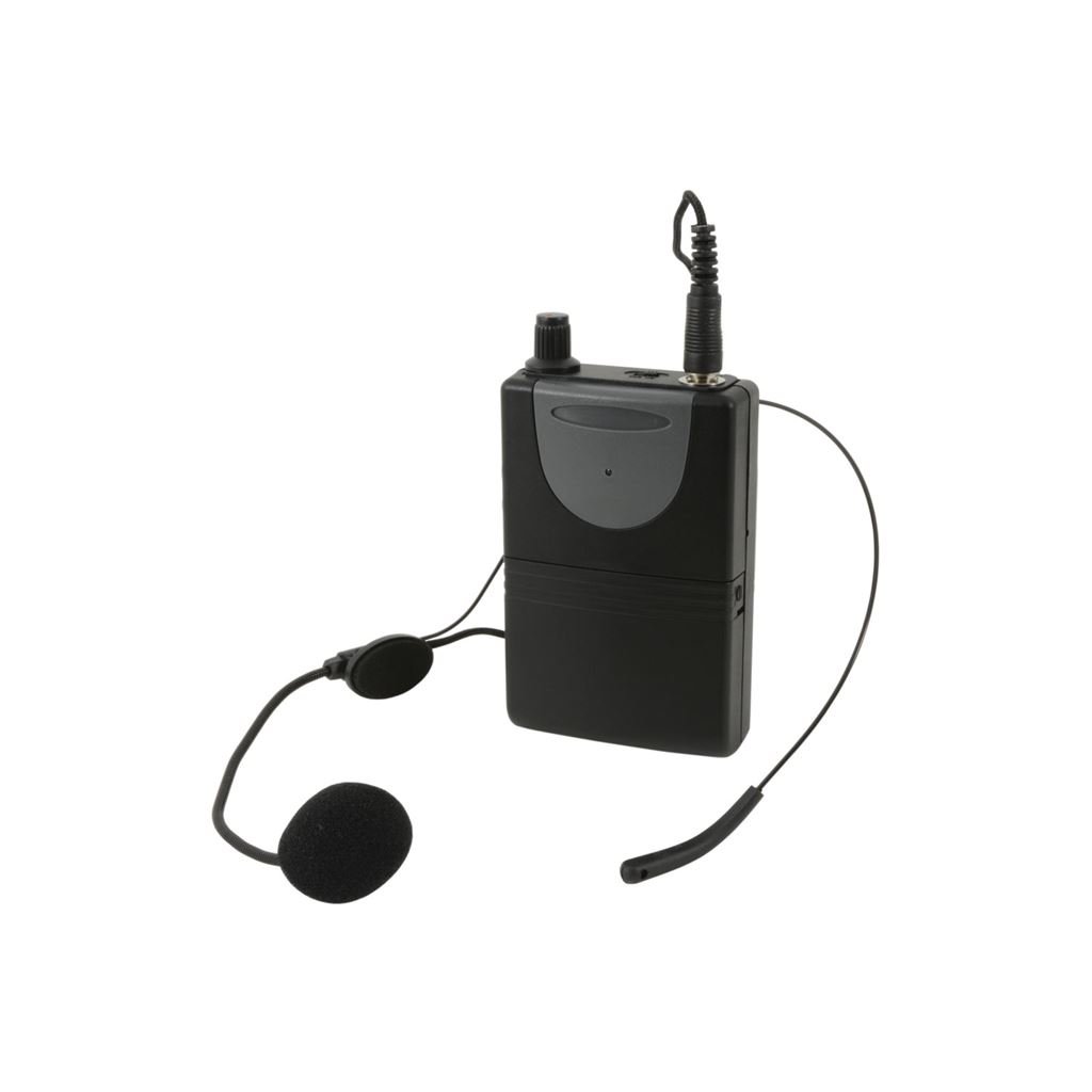 Headset Microphone for QTX And Adastra Portable PA Units, VHF 174.1MHz