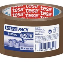 Tesa Polypropylene Packing Tape, Brown, 50 MM x 66 M