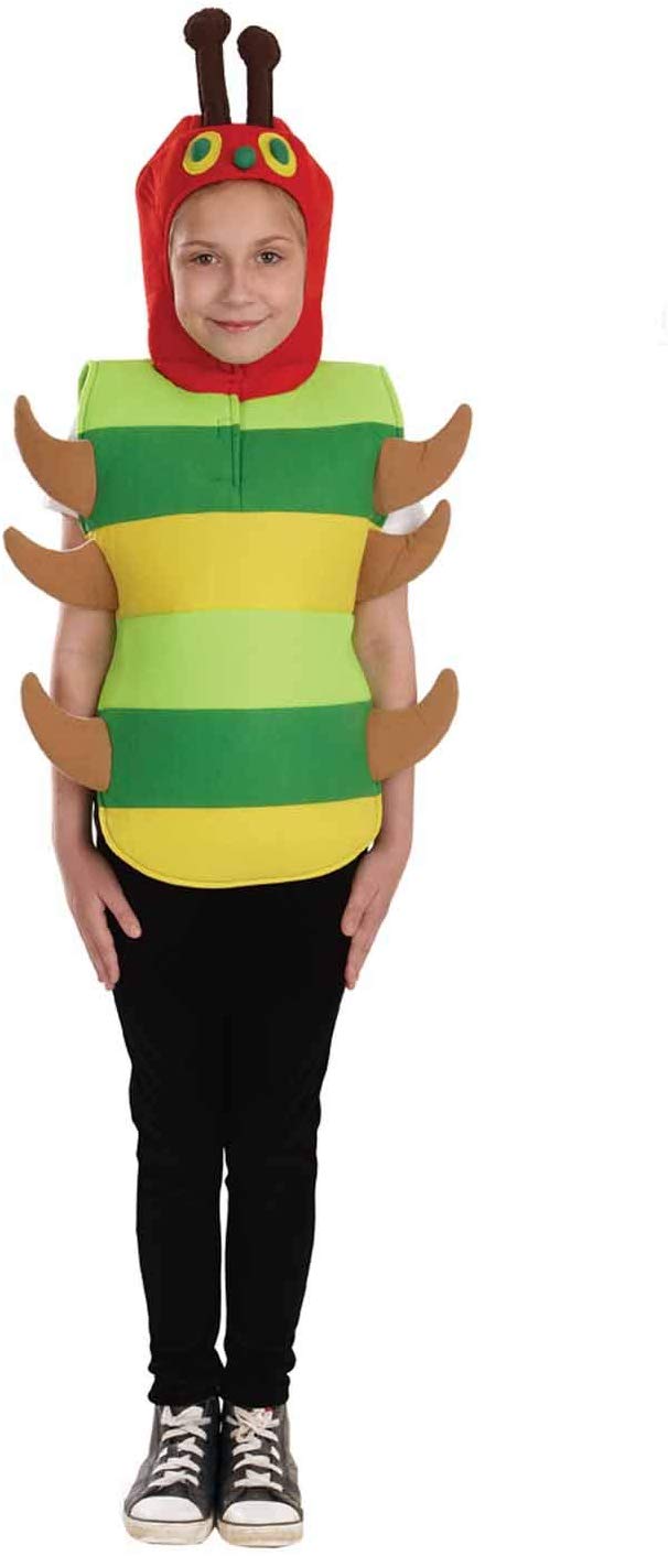 Fun Shack Caterpillar Costume Kids, World Book Day Costumes for Girls World Book Day Costumes for Boys Small