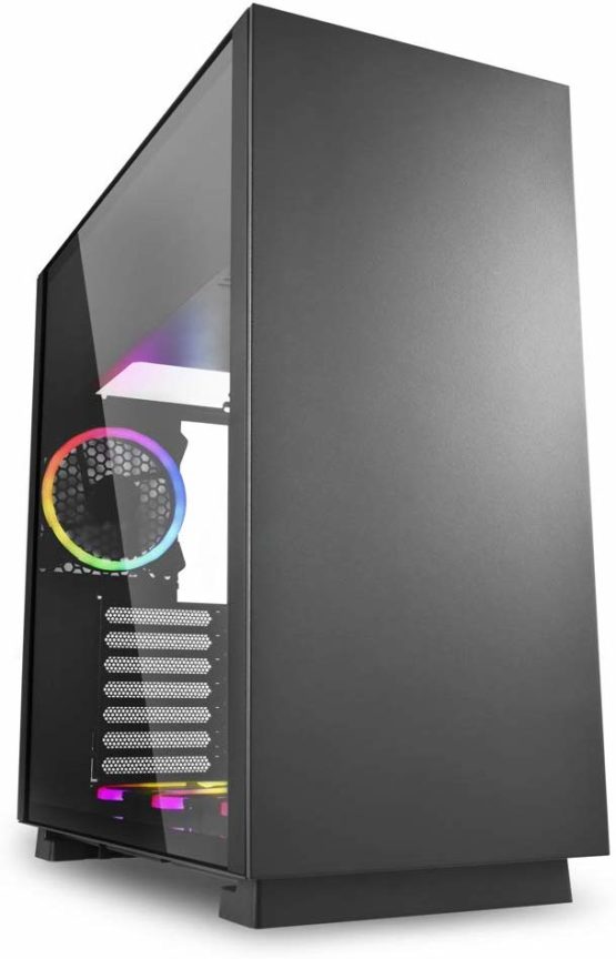 Sharkoon Pure Steel RGB Black Mid Tower Case (M-ITX/M-ATX/ATX/E-ATX/CEB/EEB)