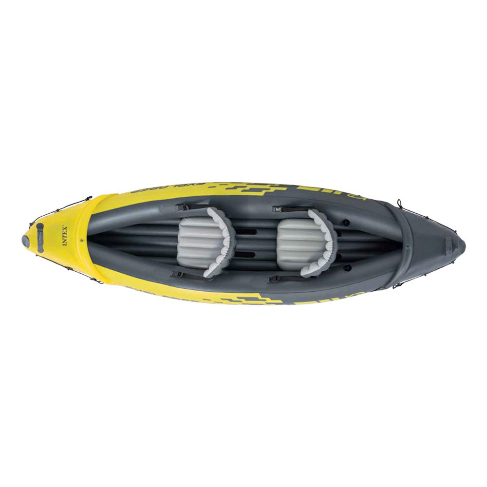 Intex Explorer K2 Kayak, 2-Person Inflatable Kayak Set with Aluminum Oars  and High Output Air Pump – BigaMart