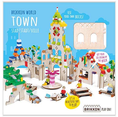 Brikkon BK-1801 Town, Wood - BigaMart
