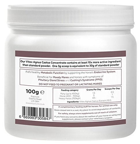 Equicure Vitex Agnus Castus 10x Concentrate - For Horse/Pony (100g), 100 g (Pack of 1) - Image 2