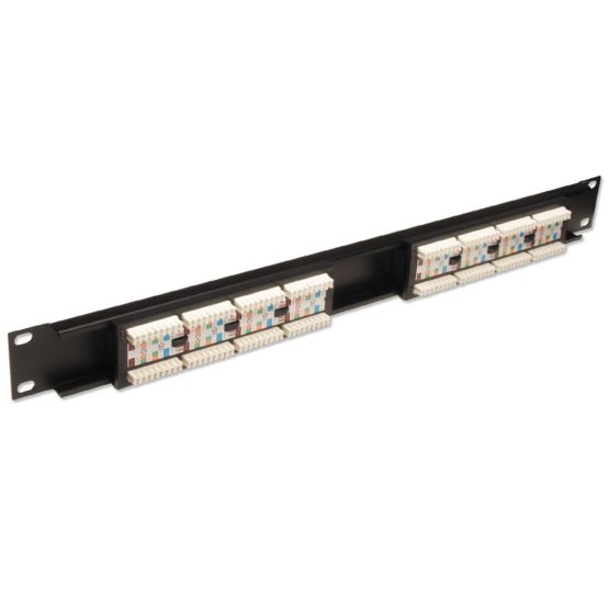 LINDY 19 Inch CAT6 1U 16 Port RJ-45 Patch Panel Unshielded Black - Image 2