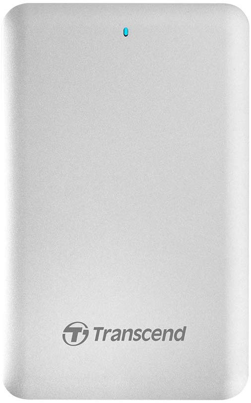 Transcend 1TB Portable SSD for MacBook USB 3.1 Gen 1 Thunderbolt, Up to 440/300 MB/s TS1TSJM500, White, 1 TB