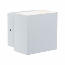Paulmann 18003 Surface-Mounted luminaire House Wall LED Orientation Cybo Rectangular lamp 2x3W White 100x100 mm Outdoors IP65 Jet-Water Protected Lighting Accents, 6 W, 230 V